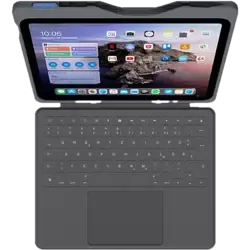 DEQSTER Smart Rugged Touch+ Keyboard Apple iPad 10.9" Space Grau