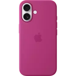 Apple Silikon Case iPhone 16 Fuchsia