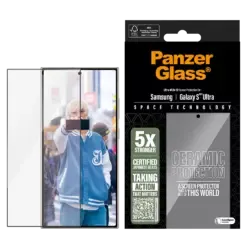 PanzerGlass Ceramic Displayschutz Samsung Galaxy S25 Ultra | Ultra-Wide Fit