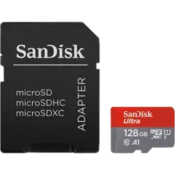 SanDisk microSDXC Card Ultra + SD-Adapter Schwarz