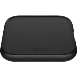 Zens Aluminium Single Fast Wireless Charger incl. 18W USB PD Schwarz