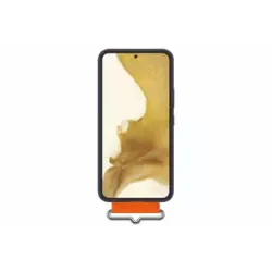 Samsung Galaxy S22 Silicone Cover Strap Navy