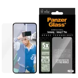PanzerGlass Ceramic Displayschutz Samsung Galaxy S25 Plus | Ultra-Wide Fit