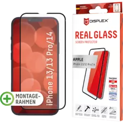 DISPLEX Real Glass FC für Apple iPhone 14, 13, 13 Pro